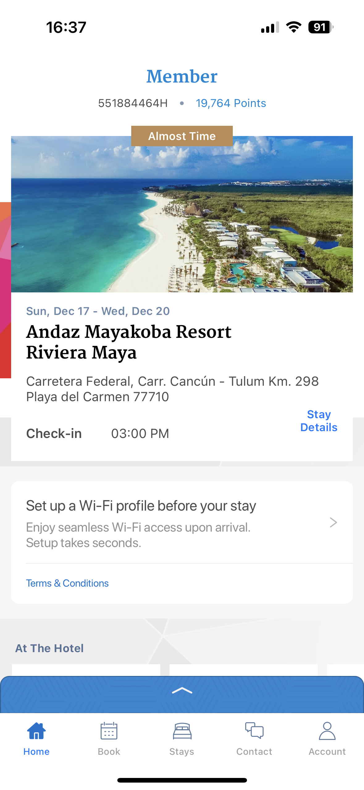 HotSpot 2.0 in-app module — iOS home screen integration